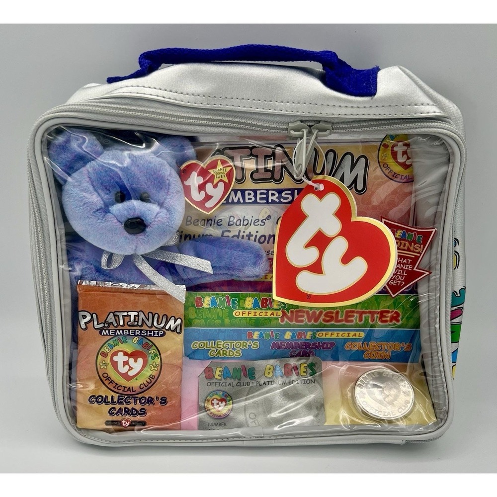 TY BEANIE BABIES PLATINUM MEMBERSHIP OFFICIAL CLUB KIT FROM 1999-RARE-BRAND NEW